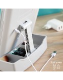 3-In-1 Folding LED Mirror with Make-up Organiser Panomir InnovaGoods Table-top stand (Refurbished C)