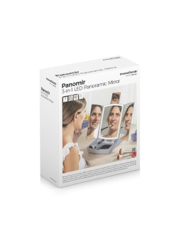 3-In-1 Folding LED Mirror with Make-up Organiser Panomir InnovaGoods Table-top stand (Refurbished C)