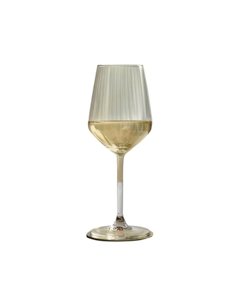 Set de copas de vino Inde Carre optics 380 ml 6 Piezas