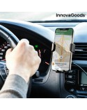 Mobile Phone Holder with Wireless Charger for Cars InnovaGoods V0103067 (Refurbished A)