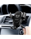 Mobile Phone Holder with Wireless Charger for Cars InnovaGoods V0103067 (Refurbished A)
