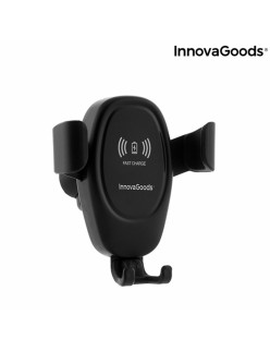 Mobile Phone Holder with Wireless Charger for Cars InnovaGoods V0103067 (Refurbished A)