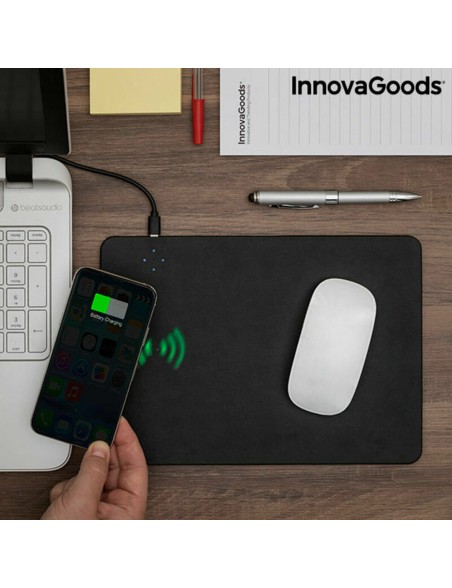2-in-1 Mouse Mat with Wireless Charging InnovaGoods Padwer (Refurbished A)