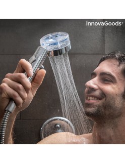 Chuveiro Ecológico com Hélice de Pressão e Filtro Purificador InnovaGoods HELIWER Multicolor Aço inoxidável (Recondicionado A)