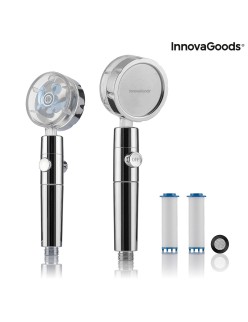 Chuveiro Ecológico com Hélice de Pressão e Filtro Purificador InnovaGoods HELIWER Multicolor Aço inoxidável (Recondicionado A)