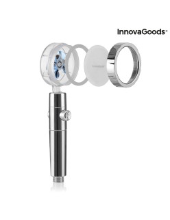 Chuveiro Ecológico com Hélice de Pressão e Filtro Purificador InnovaGoods HELIWER Multicolor Aço inoxidável (Recondicionado A)