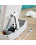 3-In-1 Folding LED Mirror with Make-up Organiser Panomir InnovaGoods White (Refurbished B)
