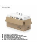 3-In-1 Folding LED Mirror with Make-up Organiser Panomir InnovaGoods White (Refurbished B)