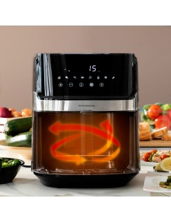 Air Fryer InnovaGoods Window Black 1700 W 6,5 L Stainless steel (Refurbished A)