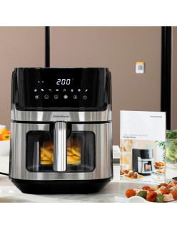 Air Fryer InnovaGoods Window Black 1700 W 6,5 L Stainless steel (Refurbished A)