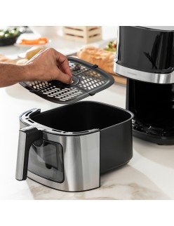 Friteuse à Air InnovaGoods Window Noir 1700 W 6,5 L Acier inoxydable (Reconditionné A)