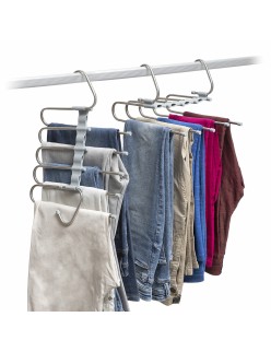 5-in-1 Multiple Trouser Hanger Havser InnovaGoods Stainless steel (Refurbished A)