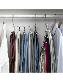5-in-1 Multiple Trouser Hanger Havser InnovaGoods Stainless steel (Refurbished A)
