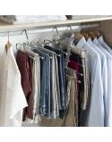 5-in-1 Multiple Trouser Hanger Havser InnovaGoods Stainless steel (Refurbished A)