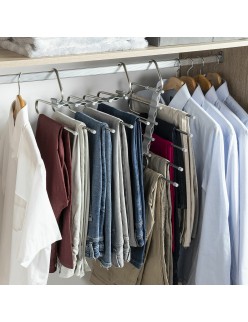 Cintre multiple pour pantalon 5 en 1 Havser InnovaGoods Acier inoxydable (Reconditionné A)