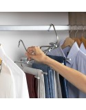 5-in-1 Multiple Trouser Hanger Havser InnovaGoods Stainless steel (Refurbished A)