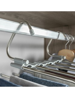 Cabide Múltiplo para Calças 5 em 1 Havser InnovaGoods Aço inoxidável (Recondicionado A)