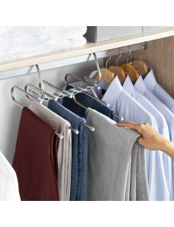 5-in-1 Multiple Trouser Hanger Havser InnovaGoods Stainless steel (Refurbished A)