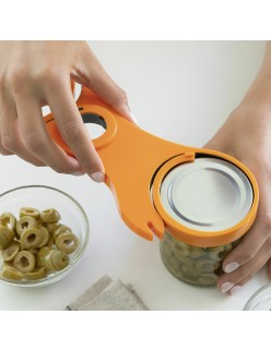 5-in-1 Multi-Purpose Jar Opener InnovaGoods Orange polypropylene (Refurbished A)
