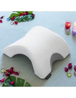 Almofada Viscoelástica Cervical para Casais Cozzy InnovaGoods Branco Espuma viscoelástica (Recondicionado A)
