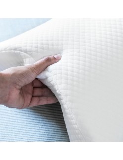Almofada Viscoelástica Cervical para Casais Cozzy InnovaGoods Branco Espuma viscoelástica (Recondicionado A)