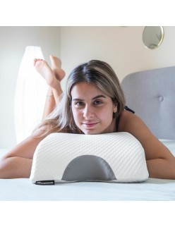 Almofada Viscoelástica Cervical para Casais Cozzy InnovaGoods Branco Espuma viscoelástica (Recondicionado A)