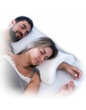 Almofada Viscoelástica Cervical para Casais Cozzy InnovaGoods Branco Espuma viscoelástica (Recondicionado A)
