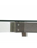 Mesa de Jantar DKD Home Decor Cristal Cinzento Transparente Madeira MDF (160 x 90 x 75 cm)