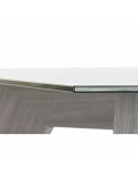 Mesa de Jantar DKD Home Decor Cristal Cinzento Transparente Madeira MDF (160 x 90 x 75 cm)