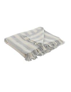 Coperta Home ESPRIT Grigio 150 x 250 cm