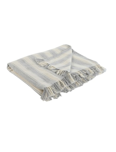 Coperta Home ESPRIT Grigio 150 x 250 cm