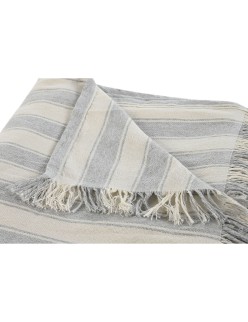 Coperta Home ESPRIT Grigio 150 x 250 cm