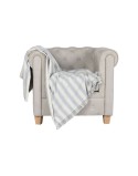 Coperta Home ESPRIT Grigio 150 x 250 cm