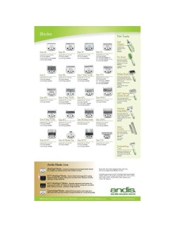 Raising comb Andis S Polymer 9Units