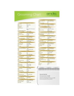Raising comb Andis S Polymer 9Units