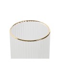 Set of glasses Home ESPRIT Transparent Golden Crystal 400 ml (6 Units)