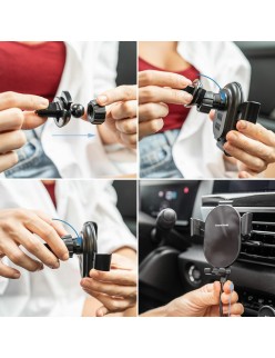 Wireless Fast Charging Phone Holder for Cars Chakar InnovaGoods (Refurbished A)