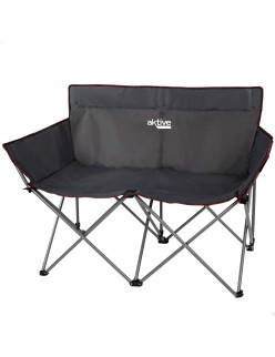Folding Chair Aktive 52882 Black Steel 2 places (Refurbished B)