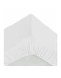 Fitted bottom sheet Atmosphera White 160 x 200 cm