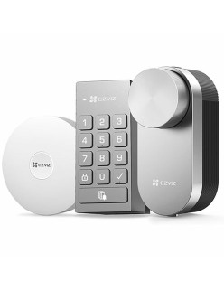 Ferrolho de segurança Ezviz CS-DL01/DL01CP/A3-BK Branco Cinzento Alumínio
