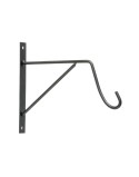 Hook for hanging up Mica Decorations 22,5 x 18 cm Anthracite Iron
