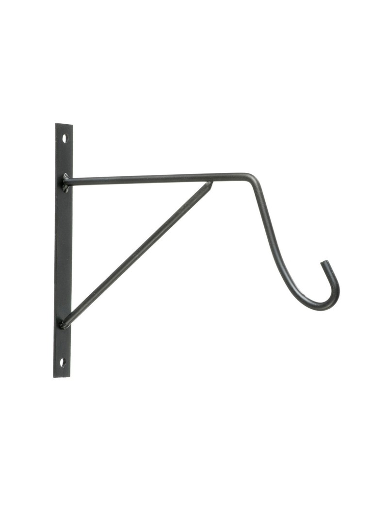 Hook for hanging up Mica Decorations 22,5 x 18 cm Anthracite Iron
