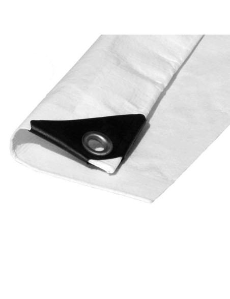 Toldo EDM 74998 Branco 90 g/m² 4 x 5 m Dupla face