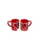 Juego de Tazas Out of the Blue Rojo Gres (2 Unidades)