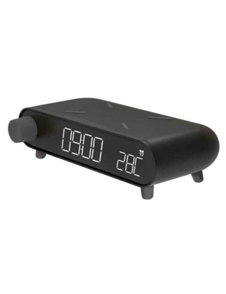 Alarm Clock KSIX Wireless loading Black