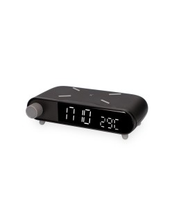 Alarm Clock KSIX Wireless loading Black