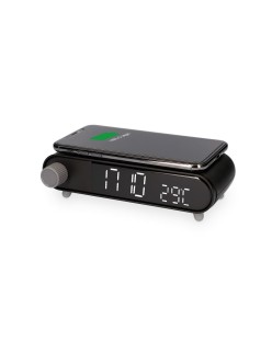 Alarm Clock KSIX Wireless loading Black