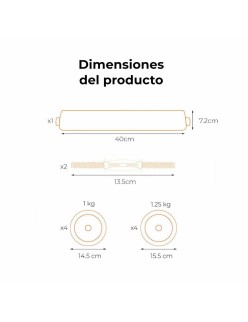 Dumbbells Xiaomi FED 10 kg 10 kg