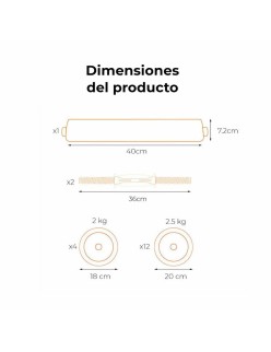 Dumbbells Xiaomi FED V2 40Kg