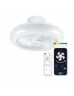 Ceiling Fan with Light KSIX Siroco G (3000k - 6500k)